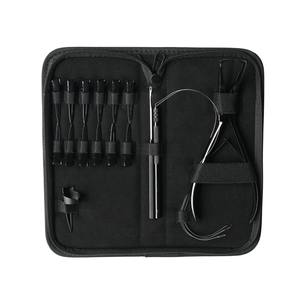 Kit complet d'outils pour extensions de cheveux avec dissolvant de micro-perles, crochet de tirage, anneau de séparation pour mariée, aiguilles à enfiler, pinces bec de canard - Product Image 1