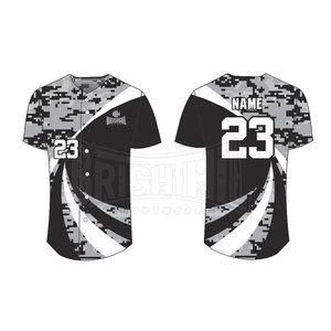 เสื้อซอฟต์บอลผู้ชายแบบแห้งเร็ว ขนาดใหญ่พิเศษ ป้องกันแบคทีเรีย ผลิตตามสั่ง ขายส่ง ทำจากโพลีเอสเตอร์ 100% - Product Image 2