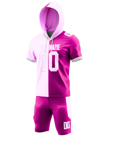 Transpirable Wicking Pro Style 7 en 7 Uniformes de fútbol Logotipo personalizado Spandex Entrenamiento Camisa de compresión y pantalones con almohadilla integrada - Product Image 3