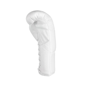 High Quality 10oz Custom Leather Boxing Gloves for Adults Professional Martial Arts Gear with <b>Lace</b>-up Feature and Hand Grips - Product Image 3