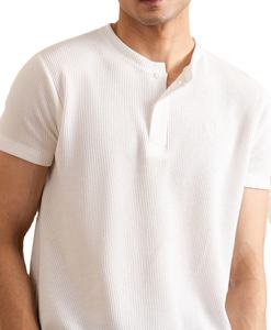 เสื้อยืดผู้ชายสั่งทำขายส่ง ผ้าฝ้าย 100% คอเต่า แขนสั้น ทรงปกติ ถัก พิมพ์ลายดิจิทัล เป็นมิตรกับสิ่งแวดล้อม - Product Image 3