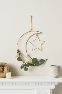 Marco Hexagonal Colgante de Ramadán Mubarak con Detalles Florales para Decoración Festiva de la Entrada del Hogar - Product Image 5