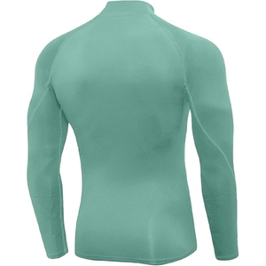 Nouveau 2025 personnalisé OEM MMA Rash Guard transfert de chaleur imprimé Spandex/Polyester séchage rapide BJJ Rash Guard pour hommes à manches longues - Product Image 5