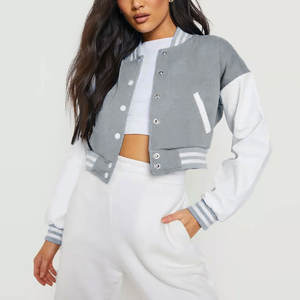 Vestes pour femmes 100% laine, veste de baseball, qualité supérieure, coupe ajustée, logo personnalisé, broderie, vente en gros de vestes pour femmes - Product Image 2