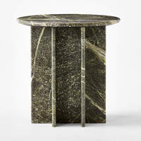 Tables d'appoint en pierre et en marbre avec un design unique Nouvelle arrivée Tables de chevet en pierre et en marbre avec tiroir à vendre