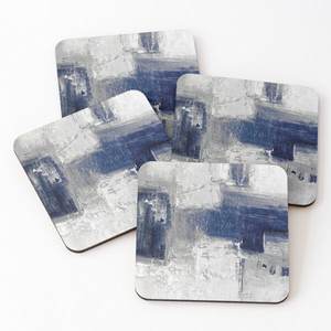 Posavasos de madera de Acacia con 59 Mango, Juego de 4 piezas, para servir té impreso - Product Image 1