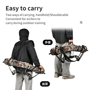 Tir à l'arc fronde cames composé arc sac transportant bandoulière support camouflage composé arc étui arc fronde pour chasse tir - Product Image 4