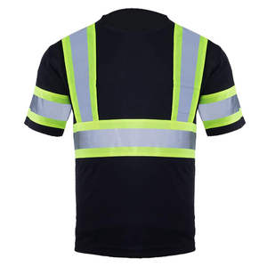 T-shirt de travail haute visibilité avec bande réfléchissante pour la construction, l'usine et l'industrie - Product Image 3