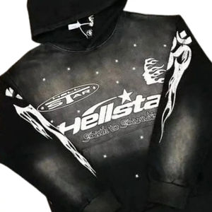 Acide Lavage À Capuche Pour Hommes Coton Polyester Mélange Léger Respirant Casual Streetwear Pull À Capuche Élégant Haut À La Mode - Product Image 5