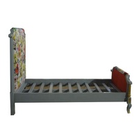 Juego de muebles de dormitorio para niños, juego de cama de madera maciza para niños, cama tapizada para niños, dormitorio de niña y muebles de Hotel