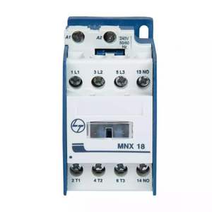 MNX 18A 3P 415V AC Contacteur avec bobine 1NO AC-3 110V intégrée 50/60Hz 9.3kW 450A pour diverses applications - Product Image 1