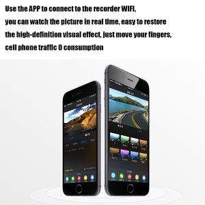 Caméra de tableau de bord de voiture pas chère, écran tactile de 4,0 pouces, WiFi, double objectif, caméra de tableau de bord 1080P HD, enregistreur de conduite - Product Image 4