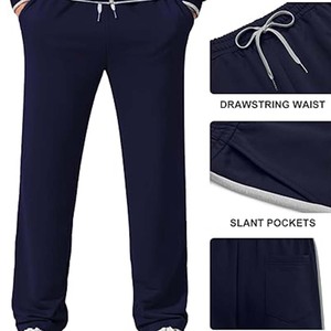 New Fashion Men Winter Casual Adult Plus Size Eco-Friendly Custom Logo Plain Dyed Digital Printing Long Sleeve Solid Pattern 2 1 - Product Image 5
