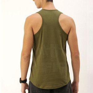 Camiseta sin Mangas Ligera de Poliéster/Algodón para Hombre, para Uso en el Gimnasio al Aire Libre en Verano, de Secado Rápido y Transpirable, Servicio OEM, Ropa para Adultos - Product Image 2