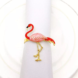 Porte-serviettes en métal bronze de la plus grande qualité Anneaux de serviette poulpe Porte-mouchoir de table pour mariage et occasion spéciale - Product Image 3