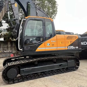 Excavatrice d'occasion Hyundai 220LC-9S de bonne qualité, 1000 tonnes, avec moteur Cummins, boîte de vitesses et moteur Poclain, à vendre à bas prix - Product Image 1