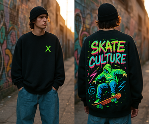 OEM/ODM Oversized <b>Sweatshirts</b> Custom Printed Plain Acid Washed <b>Vintage</b> Worn-Out &Embroidered Pullovers Unisex Low MOQ Wholesale - Product Image 4