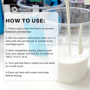 Medio para Pintura Textil Artecho, 8oz/236ml, para <span class=keywords><strong>Pintar</strong></span>, Suministros de Arte - Product Image 4