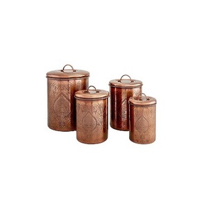 Conteneur à bougie de qualité supérieure en cuivre, conteneur à bougie avec poignées en laiton pour la décoration de la maison - Product Image 3