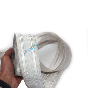 เชือกถักเปียลวดโลหะเคลือบทองสำหรับตกแต่งด้วยเส้นใยผ้าลายทแยง - Product Image 4