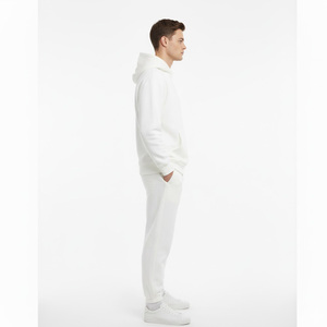 Chándales de calidad superior para hombre, ropa de calle, chándal de algodón 100%, logotipo personalizado, conjunto para correr al aire libre, ligero - Product Image 3