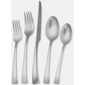 Top Vente Moderne De Luxe Cuillère Fourchette Et Couteau Ensemble Or Mat Fini Plein Martelé En Relief Conception Poignée - Product Image 3