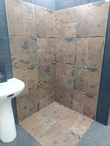 Azulejos de cerámica blanca esmaltada antigua de diseño moderno de textura sólida resistentes al agua para uso en apartamentos - Product Image 5