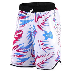 Pantalones Cortos Deportivos de Malla Personalizados para Hombre, de Poliéster, para Entrenamiento, Correr, Baloncesto, con Costura Interior de 5 Pulgadas - Product Image 1
