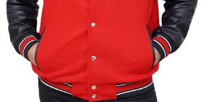 Veste universitaire personnalisée OEM pour hommes en laine douce et cuir PU avec ourlet côtelé et fermeture à boutons-pression pour les commandes en gros - Product Image 4