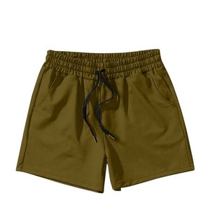 Shorts d'entraînement de gymnastique pour hommes, solides, à séchage rapide, respirants et légers, 100% coton, musculation, course à pied, entraînement, jogging, élastiques - Product Image 1