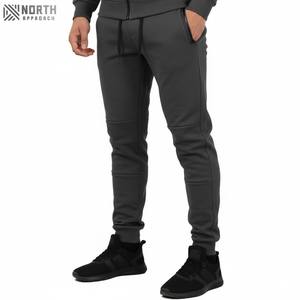 Transpirable invierno personalizado profesional de alta calidad al por mayor hombres chándal capucha chándal cremallera Sudadera con capucha pantalón 2 Set 100% - Product Image 3
