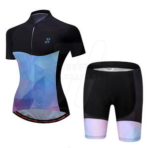 Uniforme de ciclismo personalizable de dos piezas, secado rápido, estiramiento activo, bicicleta deportiva, conjuntos de manga corta, diseño transpirable - Product Image 1