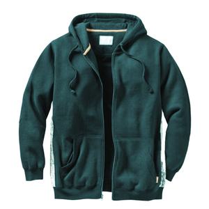 Sweat à capuche pour homme personnalisé avec fermeture éclair complète 100% coton French Terry Oversize Sweat Logo personnalisé Poids lourd GSM - Product Image 1