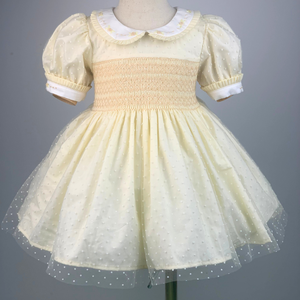Smocked Clothing Manufacturer Vietnam Hand Smocked Children Clothing Baby Girls Dress Wholesale Smocked Dresses - Product Image 4