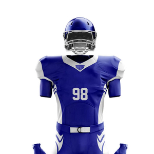 Tenue d'équipe professionnelle de football américain unisexe à manches courtes, imprimée, à séchage rapide, confortable, ensemble de vêtements de sport, expédition - Product Image 4