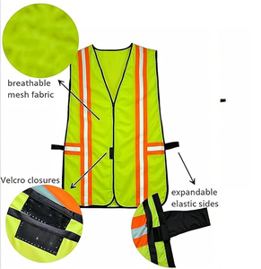 Chaleco de Seguridad Reflectante de Alta Visibilidad con Bolsillos Multifuncionales - Product Image 2