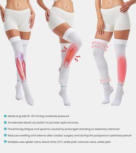 공장 가격 항혈전 압박 스타킹 - 15-20 MmHg 허벅지까지 오는 남녀 공용 지지 양말 - Product Image 6