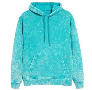 Sweats à capuche organiques personnalisés délavés à l'acide pour hommes 100% coton solide Basics pour l'hiver Tailles XL à 6XL Meilleur prix avec logo sur le devant - Product Image 2