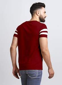 T-shirt d'été à manches courtes de haute qualité pour hommes, séchage rapide, logo personnalisé, 220 grammes, jersey uni décontracté, tissu couleur personnalisée, soie - Product Image 5