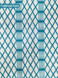 Tela de algodón tejida jacquard Kente auténtica de 51 pulgadas de ancho, diseño de moda de ropa cultural textil elegante, herencia tradicional - Product Image 3