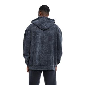 Nueva alta calidad Drop Shoulder Oversize hombres personalizados cremallera sudaderas con capucha 100% algodón francés Terry fabricación de ropa para hombres - Product Image 2