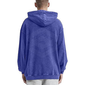 Sudadera con Capucha Extra Grande de Algodón 100% Orgánico Transpirable para Hombre, Invierno 2025, con Logotipo ODM Impreso y Diseño Sólido con Impresión Digital - Product Image 4