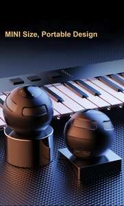 Pour <span class=keywords><strong>Thinkplus</strong></span> TS5 haut-parleur portable en forme de boule avec fonction tactile haut-parleur tws sans fil design original pour haut-parleur <span class=keywords><strong>lenovo</strong></span> - Product Image 3