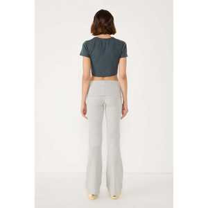 Pantalons de yoga confortables en coton lourd lavé - Product Image 4