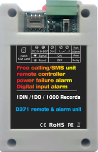 <span class=keywords><strong>Centralina</strong></span> di <span class=keywords><strong>Allarme</strong></span> GSM D371 e Interruttore a Relè con Controllo SMS per Cancello, Avviso di Guasto AC e Interruzione Corrente, 2G, 200 Utenti, Antenna Interna - Product Image 2