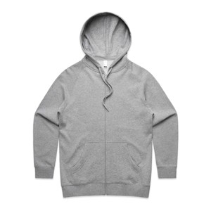 Anti-Winkle Regular Street Wear Unisex Full Zipper Thick <b>Fleece</b> Fabric Inside Blank Embroidery Custom Logo Women's Zip-Up Hoodie - Product Image 1