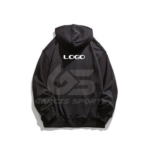 Sudadera con capucha con estampado de algodón mezclado para hombre a la moda con ilustraciones elevadas en 3D y capucha con cordón ajustable - Product Image 2