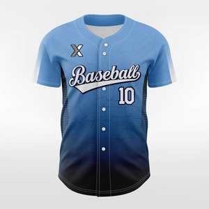 Premium Men's <b>Baseball</b> Jersey Fleece Sublimation Print, Summer Custom OEM/ODM - Product Image 2