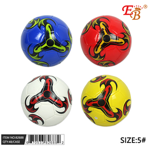 Balón de fútbol de alta calidad 5 #330G, 48 piezas/CS, Material de TPU con unión térmica, tamaño 5 para deportes de equipo, logotipo de impresión personalizado - Product Image 1