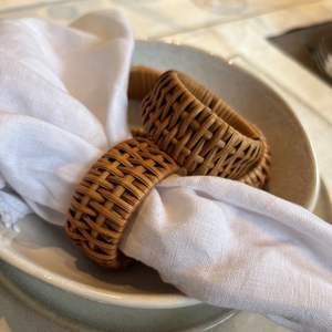 Cane Napkin Holder for Gift Purpose Hand Made Handicraft Newly Design Rattan Napkin Rings Customize Packing - Product Image 1